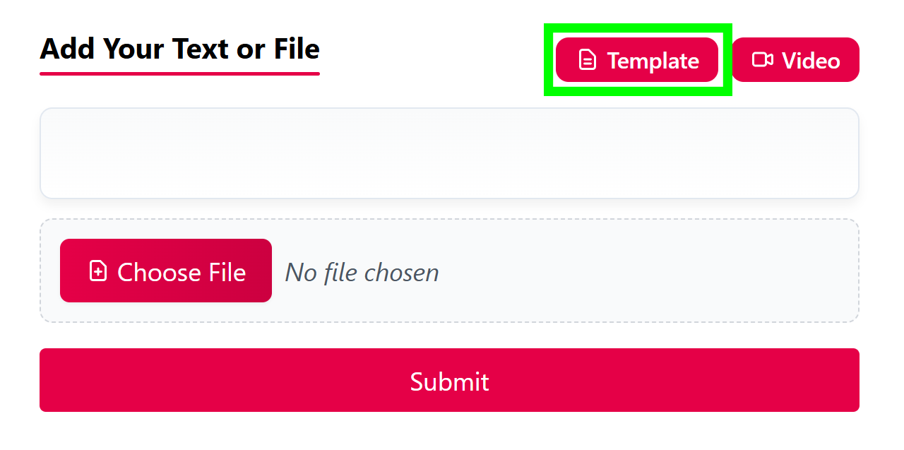 Template Example